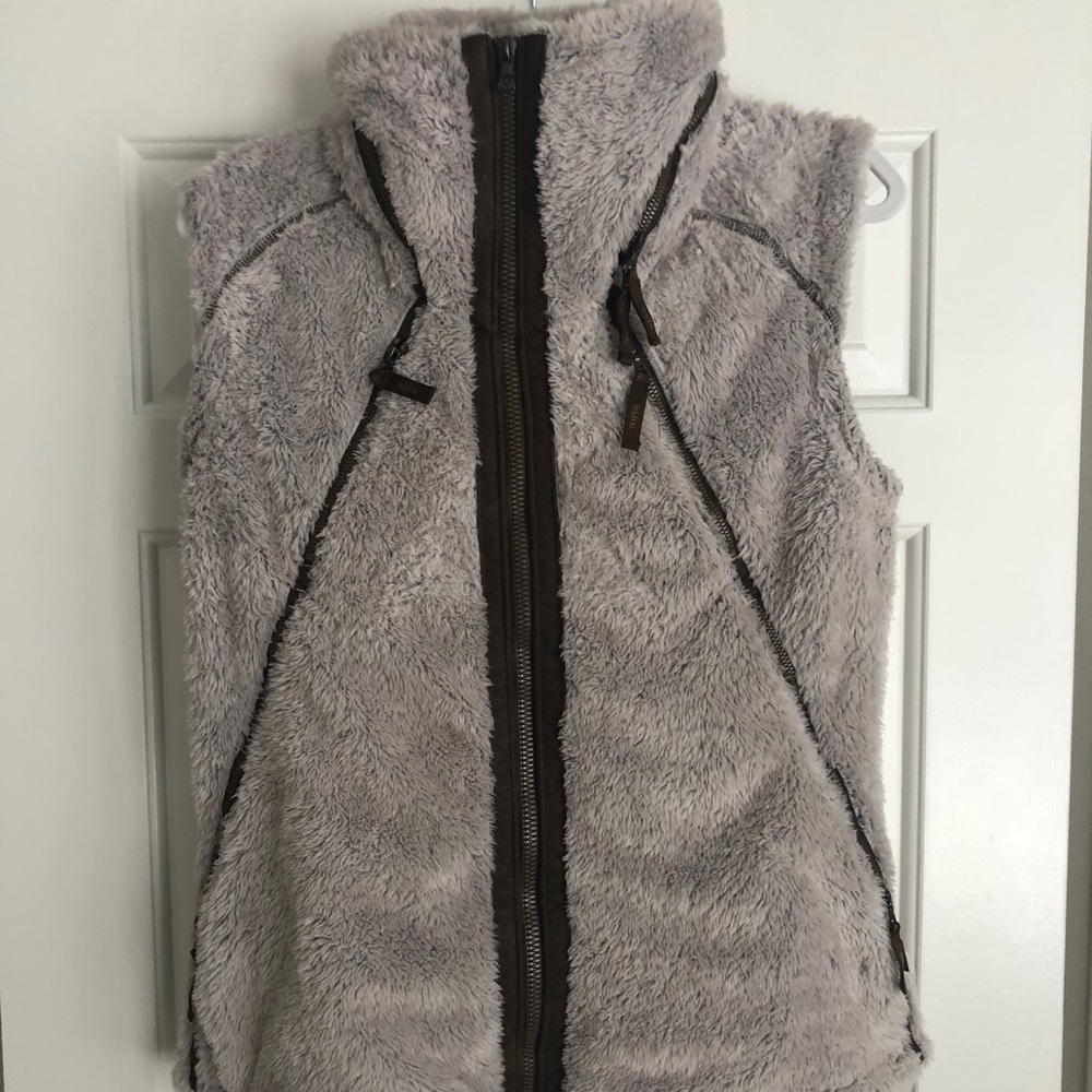 Kuhl fleece vest with convertible hood